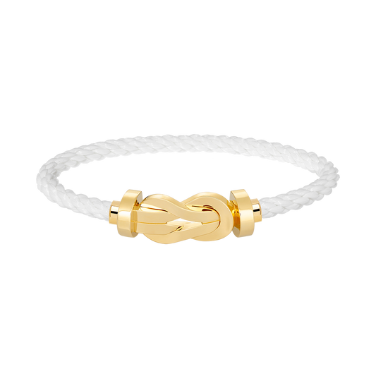 [Elitejewels]CHANCE LARGE 8 FIGURE BUCKLE NO DIAMOND BRACELET GOLD