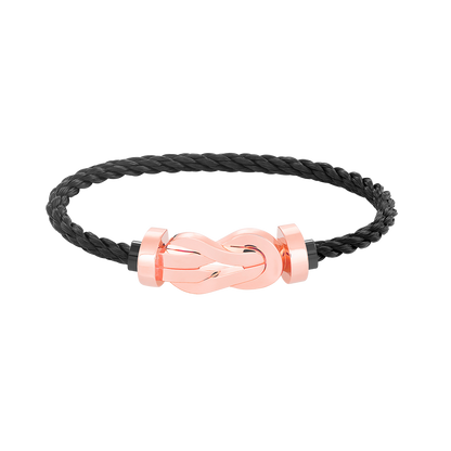 [Elitejewels]Chance Armband mit großer 8-stelliger Schnalle, ohne Diamanten, Roségold