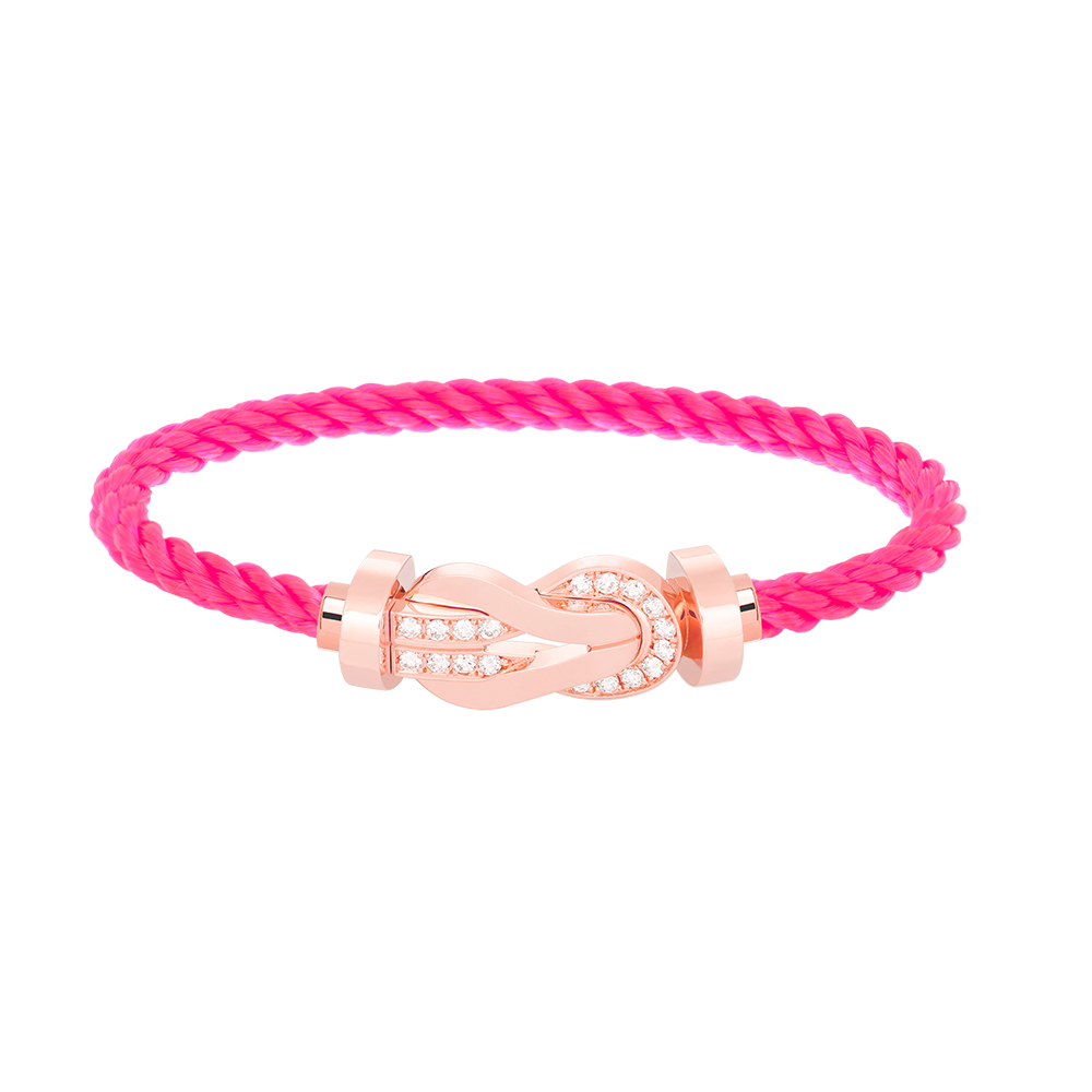 [Elitejewels]Chance großes Armband mit 8-stelliger Schnalle und halbem Diamanten in Roségold