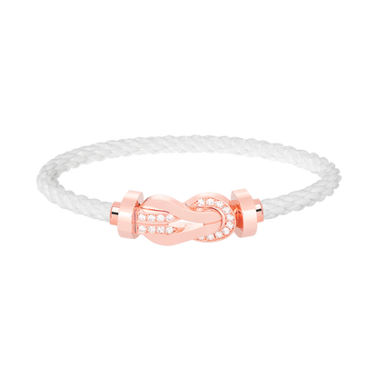 [Elitejewels]Chance großes Armband mit 8-stelliger Schnalle und halbem Diamanten in Roségold