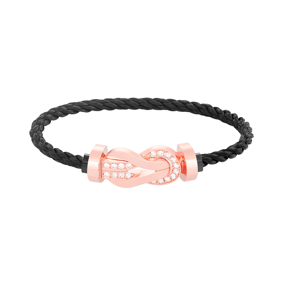 [Elitejewels]Chance großes Armband mit 8-stelliger Schnalle und halbem Diamanten in Roségold