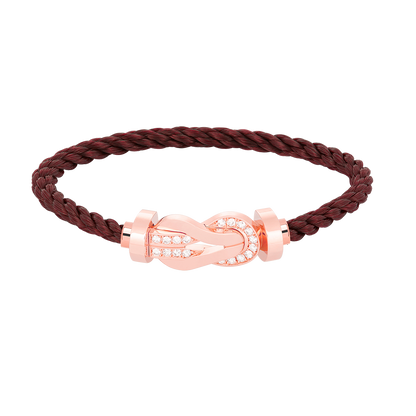 [Elitejewels]Chance großes Armband mit 8-stelliger Schnalle und halbem Diamanten in Roségold