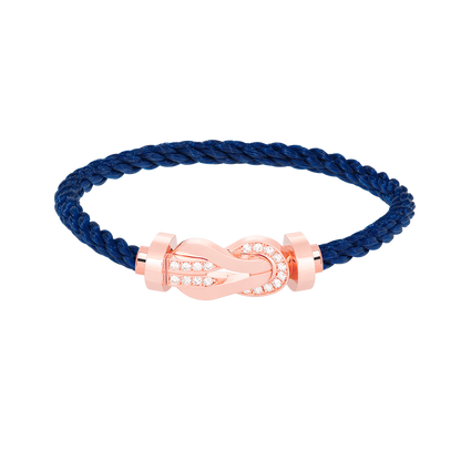 [Elitejewels]Chance großes Armband mit 8-stelliger Schnalle und halbem Diamanten in Roségold