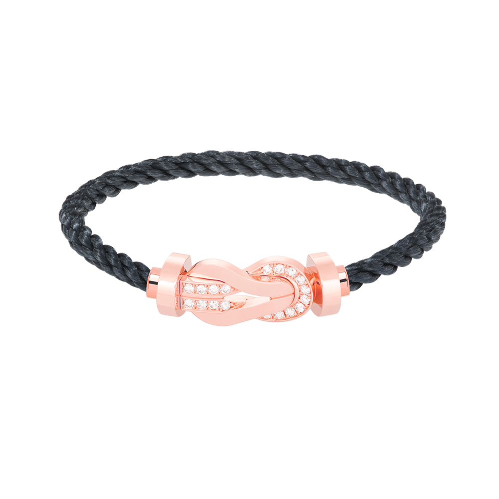 [Elitejewels]Chance großes Armband mit 8-stelliger Schnalle und halbem Diamanten in Roségold