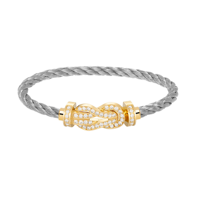 [Elitejewels]Chance großes 8-stelliges Volldiamantenarmband in Gold