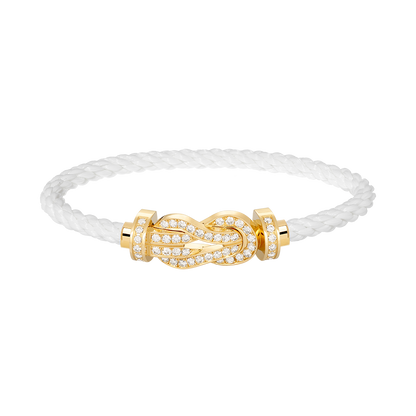 [Elitejewels]Chance großes 8-stelliges Volldiamantenarmband in Gold