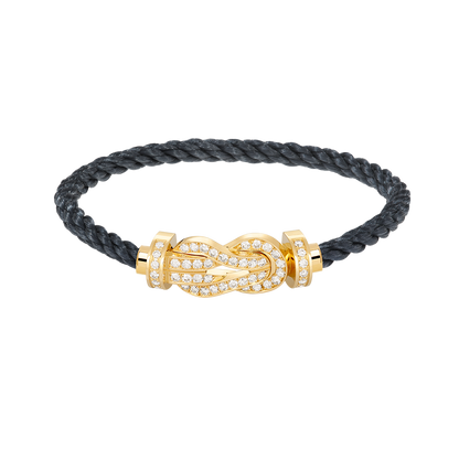 [Elitejewels]Chance großes 8-stelliges Volldiamantenarmband in Gold