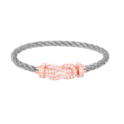 [Elitejewels]Chance großes Armband mit 8-stelliger Schnalle und Diamanten in Roségold