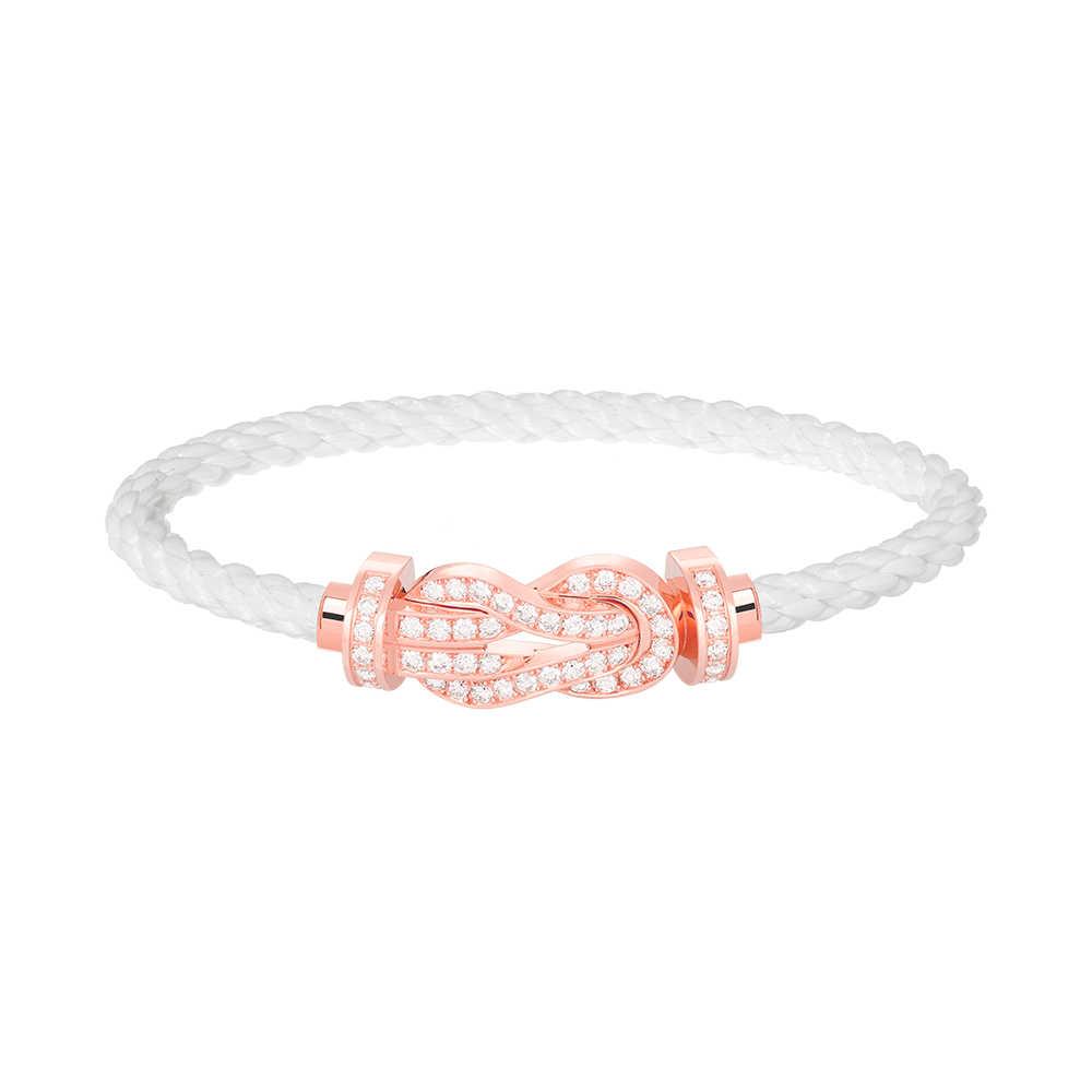 [Elitejewels]Chance großes Armband mit 8-stelliger Schnalle und Diamanten in Roségold