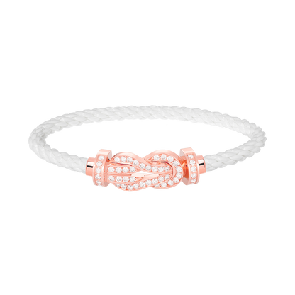 [Elitejewels]Chance großes Armband mit 8-stelliger Schnalle und Diamanten in Roségold