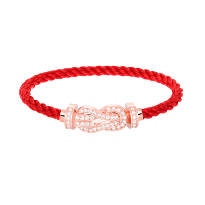 [Elitejewels]Chance großes Armband mit 8-stelliger Schnalle und Diamanten in Roségold