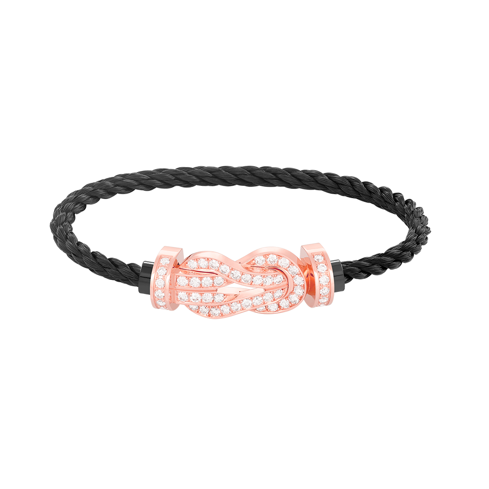 [Elitejewels]Chance großes Armband mit 8-stelliger Schnalle und Diamanten in Roségold