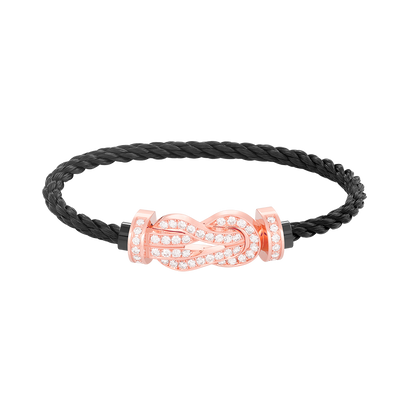 [Elitejewels]Chance großes Armband mit 8-stelliger Schnalle und Diamanten in Roségold