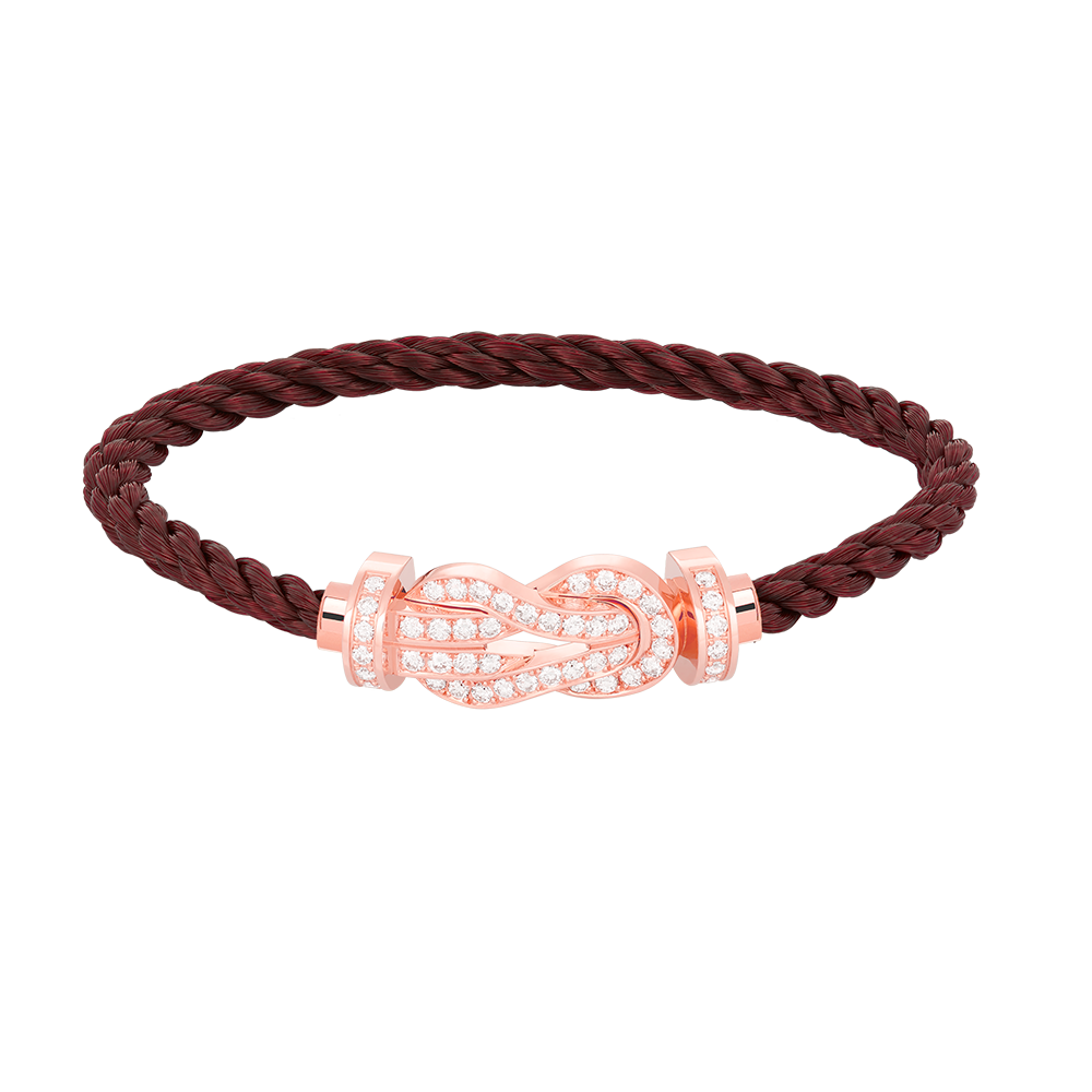 [Elitejewels]Chance großes Armband mit 8-stelliger Schnalle und Diamanten in Roségold