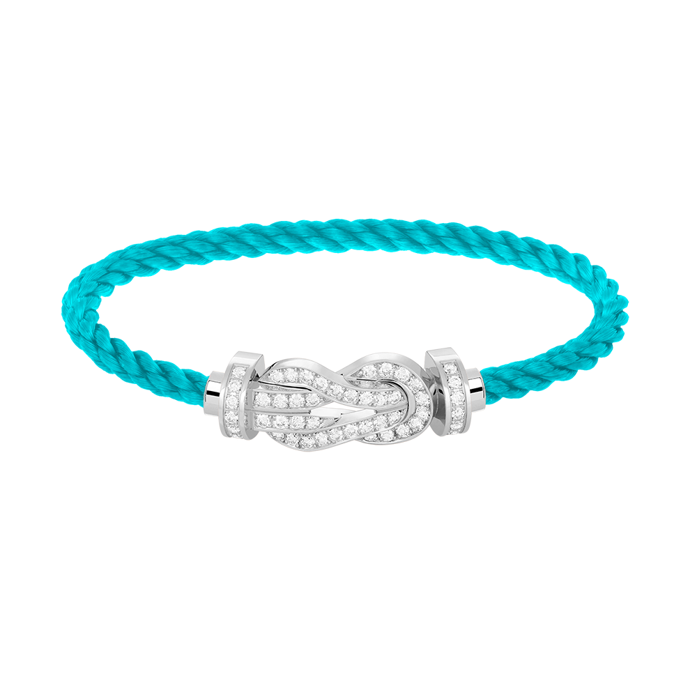 [Elitejewels]Chance großes Armband mit 8-stelliger Schnalle und Diamanten in Silber