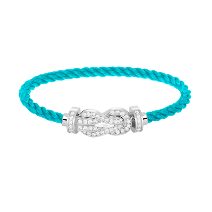 [Elitejewels]Chance großes Armband mit 8-stelliger Schnalle und Diamanten in Silber