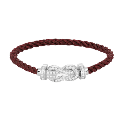 [Elitejewels]Chance großes Armband mit 8-stelliger Schnalle und Diamanten in Silber