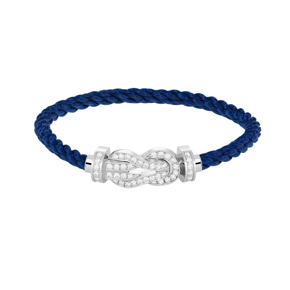 [Elitejewels]Chance großes Armband mit 8-stelliger Schnalle und Diamanten in Silber