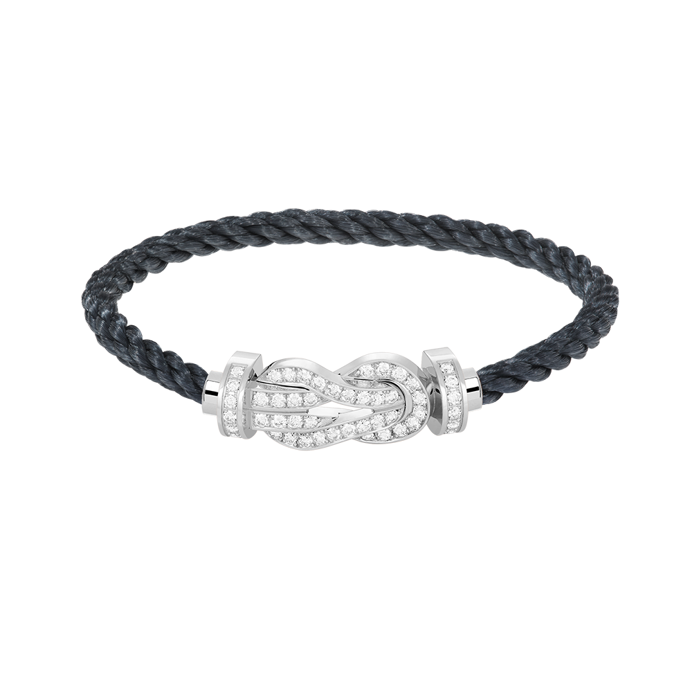 [Elitejewels]Chance großes Armband mit 8-stelliger Schnalle und Diamanten in Silber