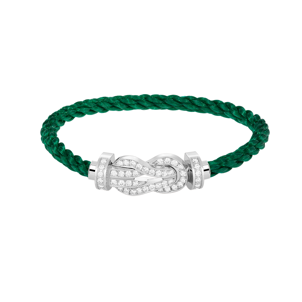 [Elitejewels]Chance großes Armband mit 8-stelliger Schnalle und Diamanten in Silber