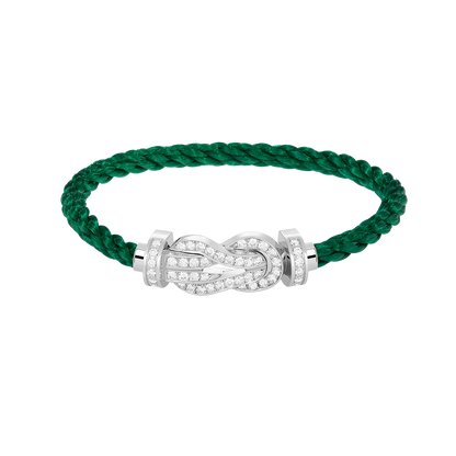 [Elitejewels]Chance großes Armband mit 8-stelliger Schnalle und Diamanten in Silber