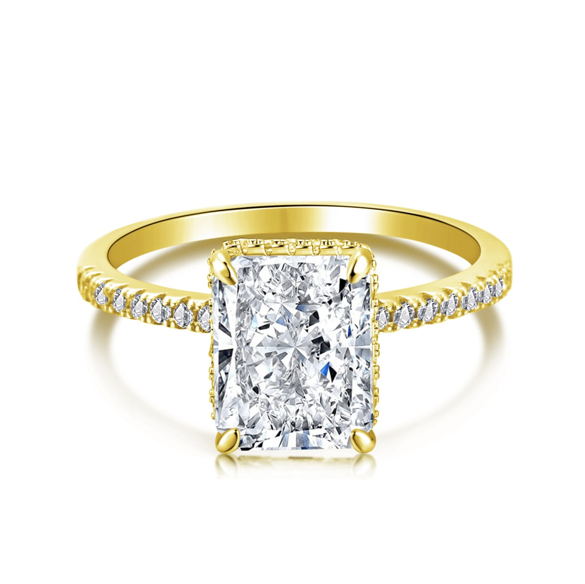 [Elitejewels]4.0 Carat Luxurious Engagement Ring