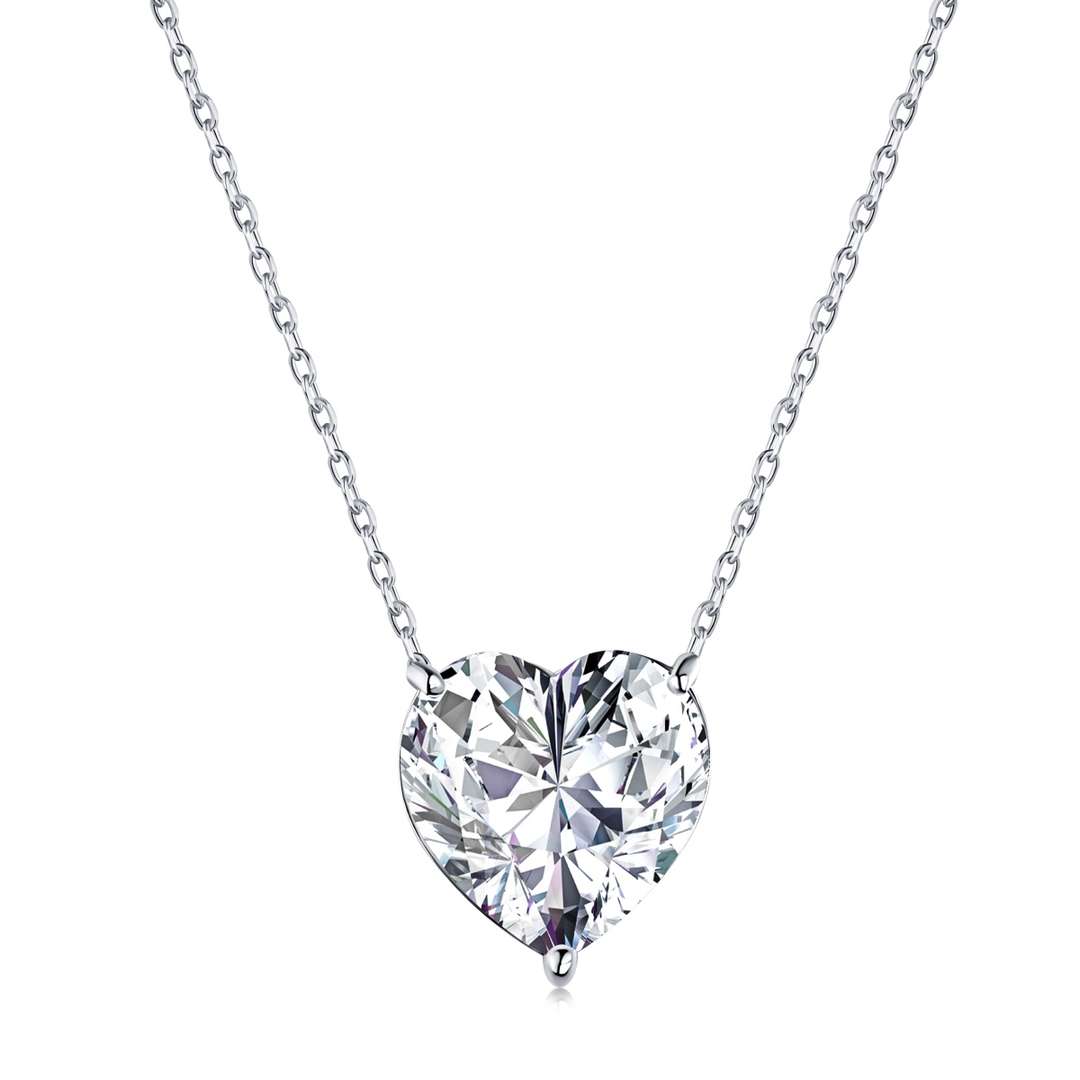 [Elitejewels]6.0 carat Radiant Heart Shape Necklace