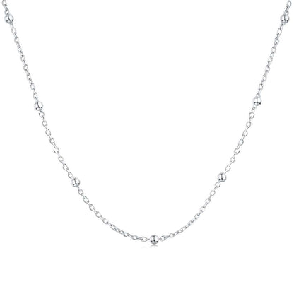 [Elitejewels]Small Bead Clavicle Chain Simple Necklace