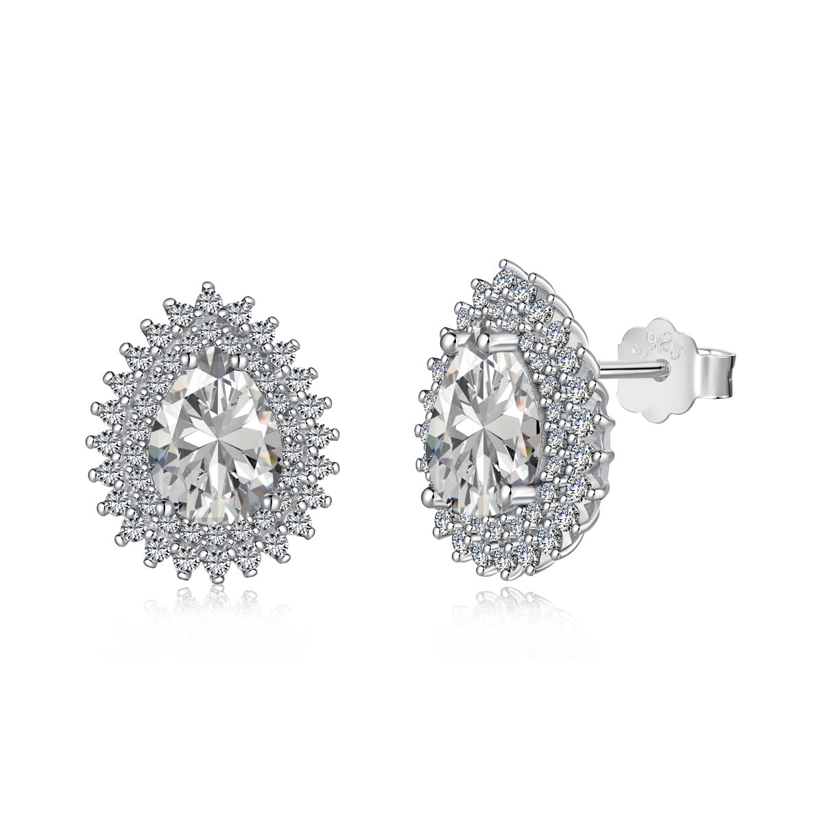 [Elitejewels]Delicate Gorgeous Pear Cut Daily Earrings