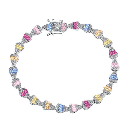 [Elitejewels]Radiant Water Drop Shape Daily Bracelet