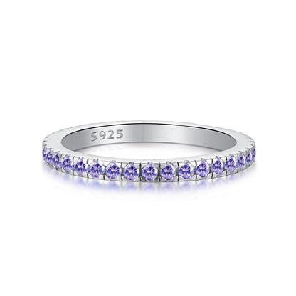 [Elitejewels]Delicate Sparkling Round Cut Daily Ring