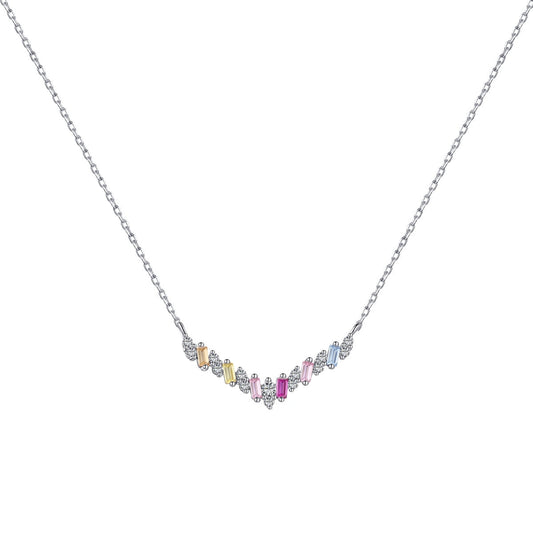 [Elitejewels]Dazzling Rainbow Necklace