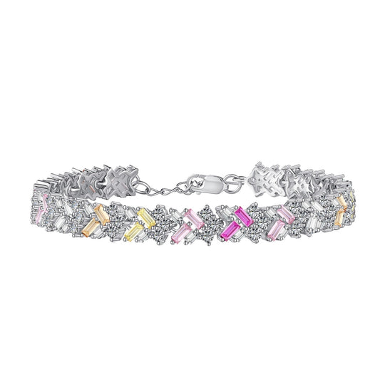 [Elitejewels]Dazzling Unique Multi Shape Daily Bracelet