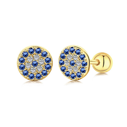 [Elitejewels]Devil's Eye Ear Bone Nail Earrings