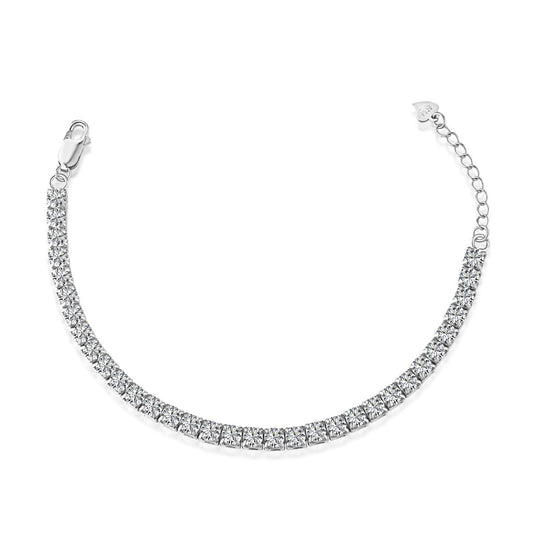 [Elitejewels]Sparkling Radiant Princess Cut Tennis Bracelet