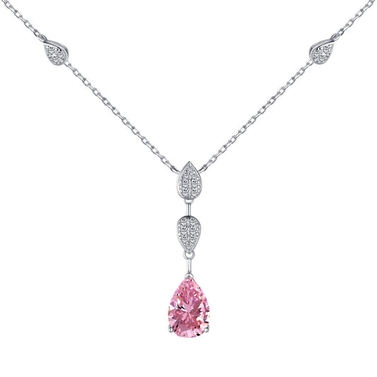 [Elitejewels]Dazzling Pear Cut Necklace