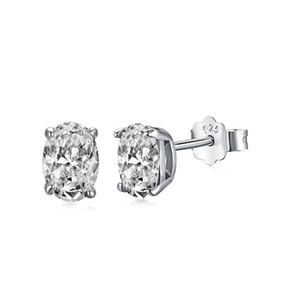 [Elitejewels]Oval Classic Dignified Elegant Earrings