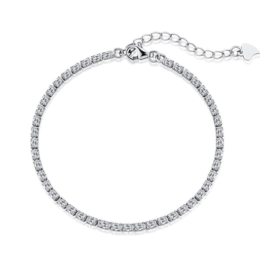 [Elitejewels]Elegantes Smaragdschliff-Tagesarmband