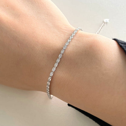 [Elitejewels]Elegantes Smaragdschliff-Tagesarmband