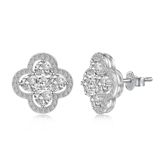 [Elitejewels]Lucky Four-Leaf Clover Exquisite Earrings