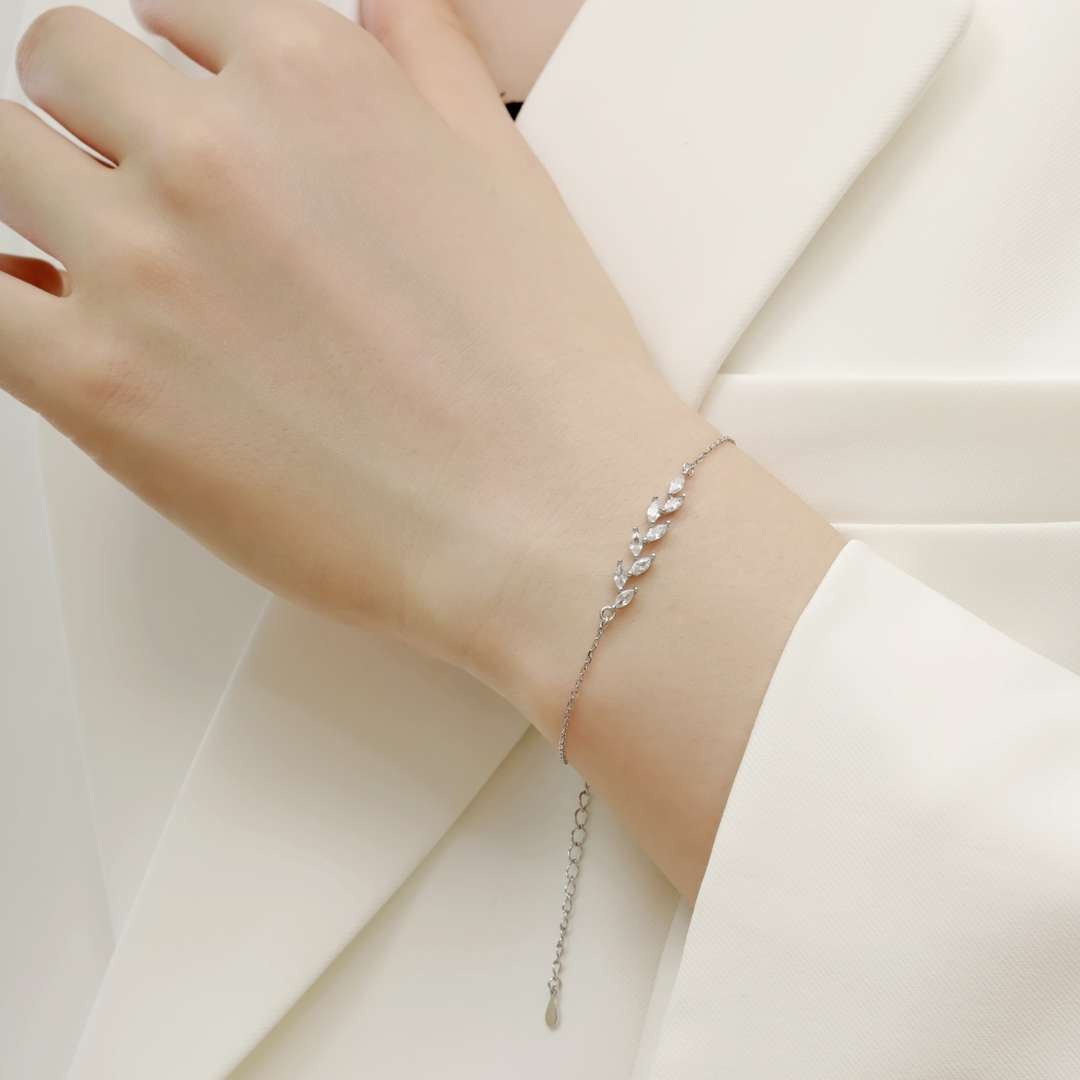 [Elitejewels]Elegantes Armband in Weizenblattform