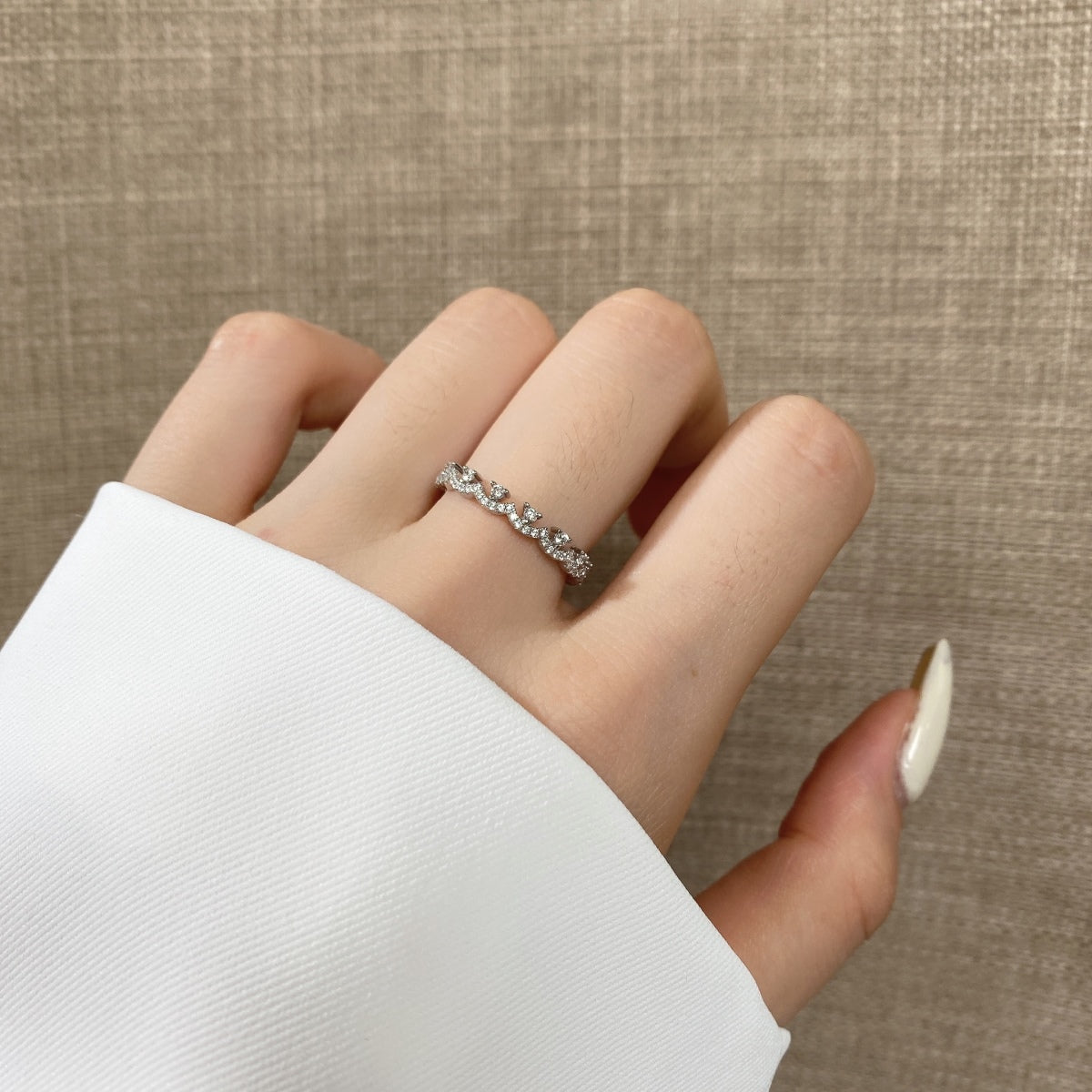 [Elitejewels]Elegant Resplendent Round Shape Party Ring