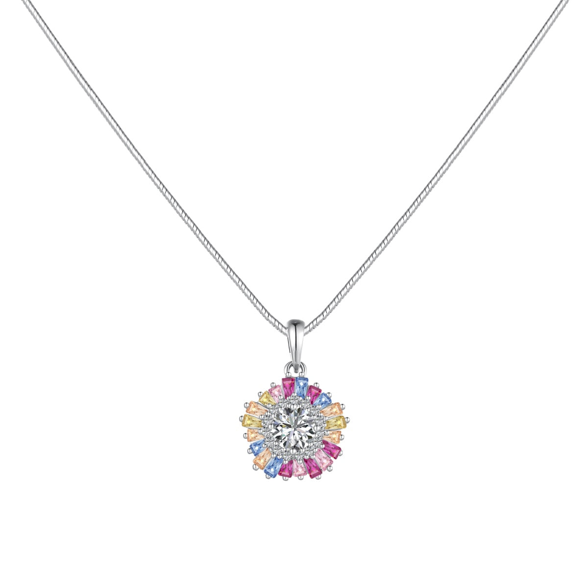 [Elitejewels] Charmante bunte Blumenhalskette