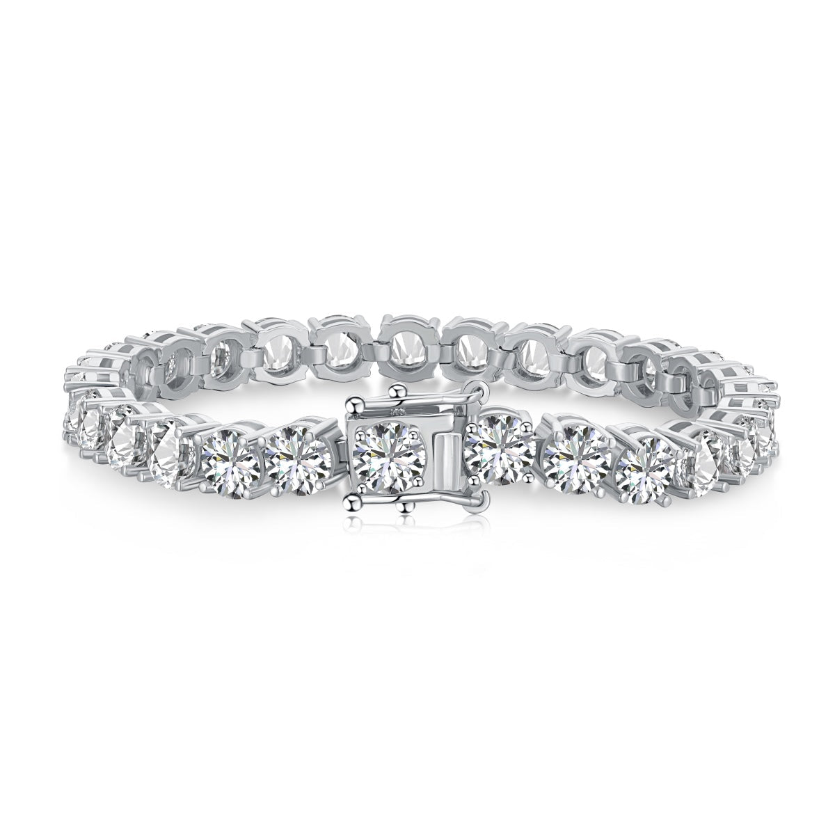 [Elitejewels]0.75 Carat Dazzling Round Cut Wedding Bracelet