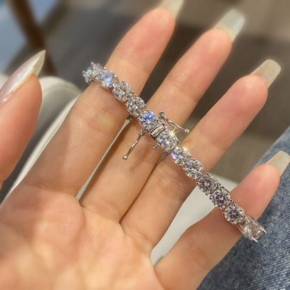 [Elitejewels]0.75 Carat Dazzling Round Cut Wedding Bracelet