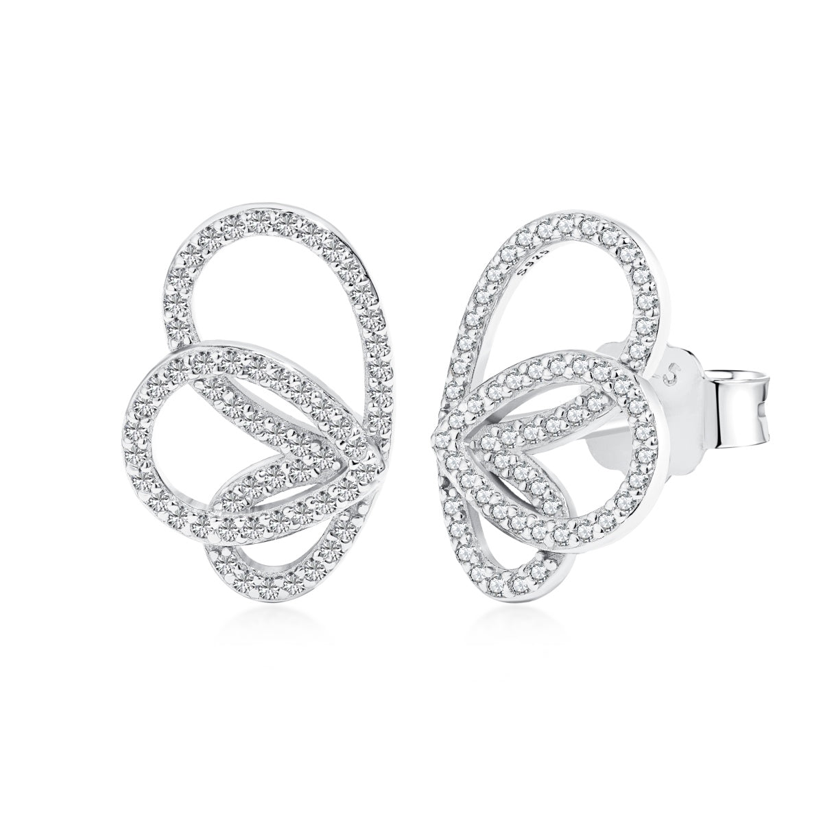 [Elitejewels]Exquisite Butterfly Shape Earrings