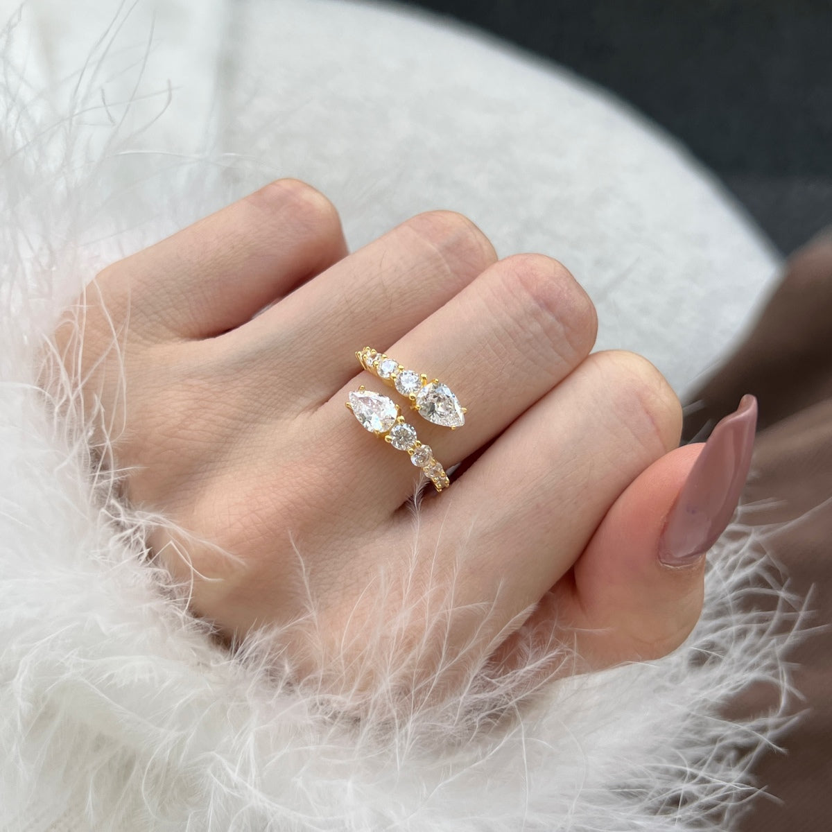 [Elitejewels]Delicate Lively Snake Shape Daily Ring