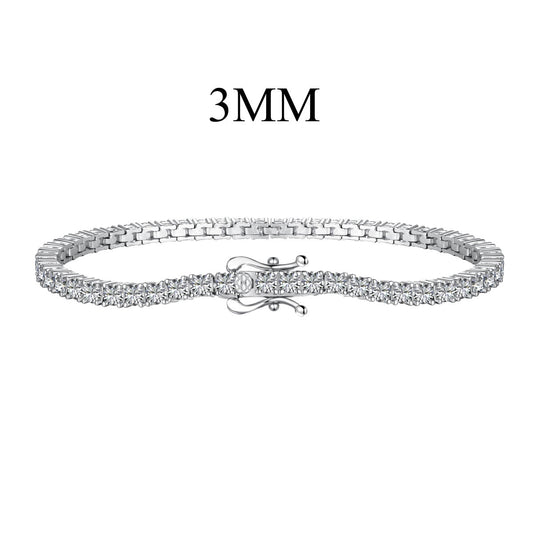 [Elitejewels]Dainty Charming Round Cut Tennis Bracelet