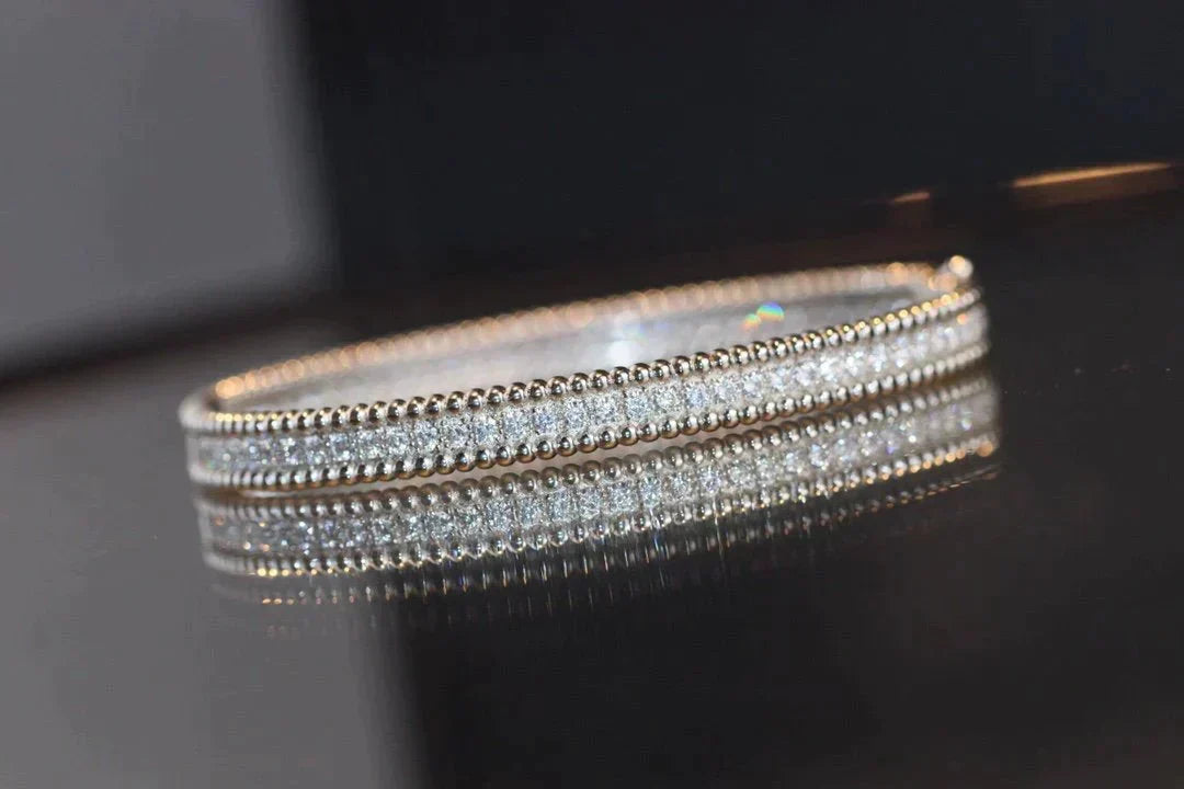 [Elitejewels]PERLEE DIAMANTEN ARMBAND 1 REIHE 