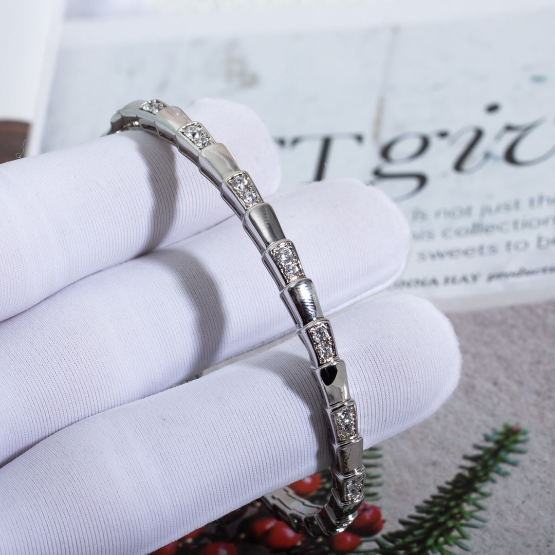 [Elitejewels]SERPENTI ARMBAND SILBER DIAMANT